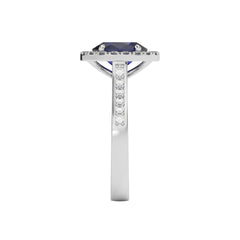 NATALI BLEU 18K GOLD ENGAGEMENT RING - MARCVS JOYEROS NATALI BLEU 18K GOLD ENGAGEMENT RING - MARCVS JOYEROS
