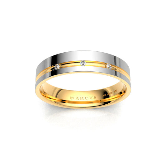 NICOL WEDDING RINGS 18K YELLOW GOLD - MARCVS JOYEROS