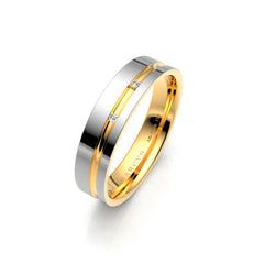 NICOL WEDDING RINGS 18K YELLOW GOLD - MARCVS JOYEROS NICOL WEDDING RINGS 18K YELLOW GOLD - MARCVS JOYEROS