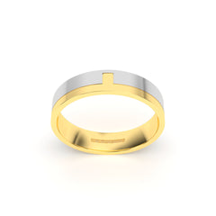 PHOEBE WEDDING RINGS 18K YELLOW AND WHITE GOLD - MARCVS JOYEROS PHOEBE WEDDING RINGS 18K YELLOW AND WHITE GOLD - MARCVS JOYEROS
