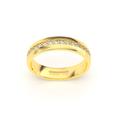 JOSIANE WEDDING RINGS 18K YELLOW GOLD - MARCVS JOYEROS JOSIANE WEDDING RINGS 18K YELLOW GOLD - MARCVS JOYEROS
