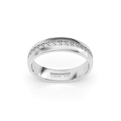 JOSIANE WEDDING RINGS 18K WHITE GOLD - MARCVS JOYEROS JOSIANE WEDDING RINGS 18K WHITE GOLD - MARCVS JOYEROS