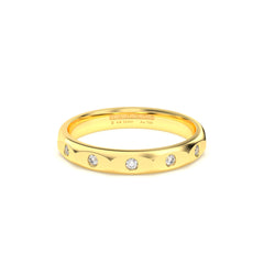 JOSIANE WEDDING RINGS 18K YELLOW GOLD - MARCVS JOYEROS JOSIANE WEDDING RINGS 18K YELLOW GOLD - MARCVS JOYEROS