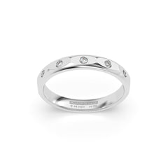 JOSIANE WEDDING RINGS 18K WHITE GOLD - MARCVS JOYEROS JOSIANE WEDDING RINGS 18K WHITE GOLD - MARCVS JOYEROS