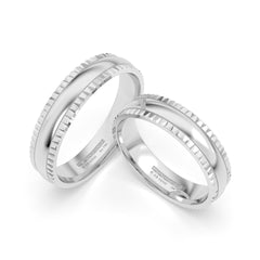 JOSIANE WEDDING RINGS 18K YELLOW GOLD - MARCVS JOYEROS JOSIANE WEDDING RINGS 18K YELLOW GOLD - MARCVS JOYEROS