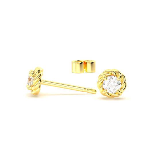 SHANTAL ARETES ORO 18K - MARCVS JOYEROS