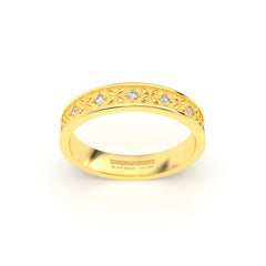 JOSIANE WEDDING RINGS 18K YELLOW GOLD - MARCVS JOYEROS JOSIANE WEDDING RINGS 18K YELLOW GOLD - MARCVS JOYEROS