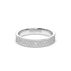 JOSIANE WEDDING RINGS 18K WHITE GOLD - MARCVS JOYEROS JOSIANE WEDDING RINGS 18K WHITE GOLD - MARCVS JOYEROS