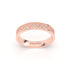 JOSIANE WEDDING RINGS 18K ROSE GOLD - MARCVS JOYEROS JOSIANE WEDDING RINGS 18K ROSE GOLD - MARCVS JOYEROS