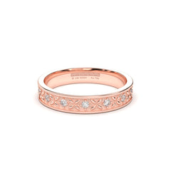 JOSIANE WEDDING RINGS 18K ROSE GOLD - MARCVS JOYEROS JOSIANE WEDDING RINGS 18K ROSE GOLD - MARCVS JOYEROS