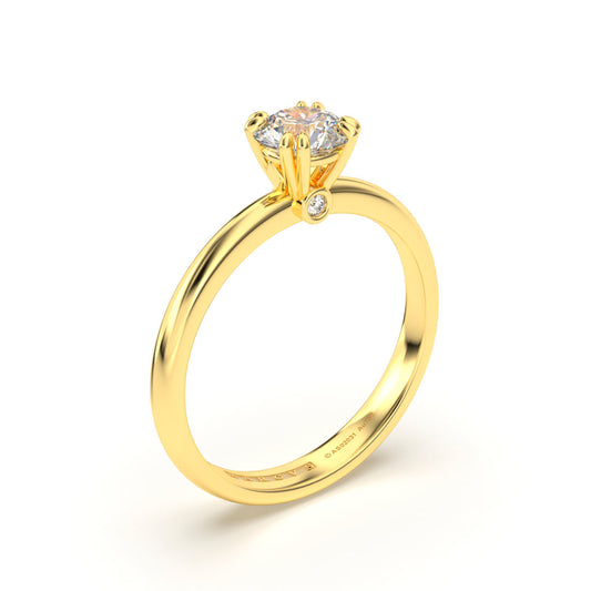 YAELLE 18K GOLD ENGAGEMENT RING - MARCVS JOYEROS