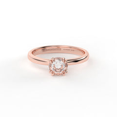 YAELLE 18K GOLD ENGAGEMENT RING - MARCVS JOYEROS YAELLE 18K GOLD ENGAGEMENT RING - MARCVS JOYEROS