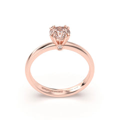 YAELLE 18K GOLD ENGAGEMENT RING - MARCVS JOYEROS YAELLE 18K GOLD ENGAGEMENT RING - MARCVS JOYEROS