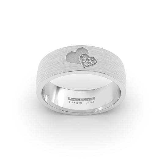 YANNICK WEDDING RINGS 18K WHITE GOLD - MARCVS JOYEROS