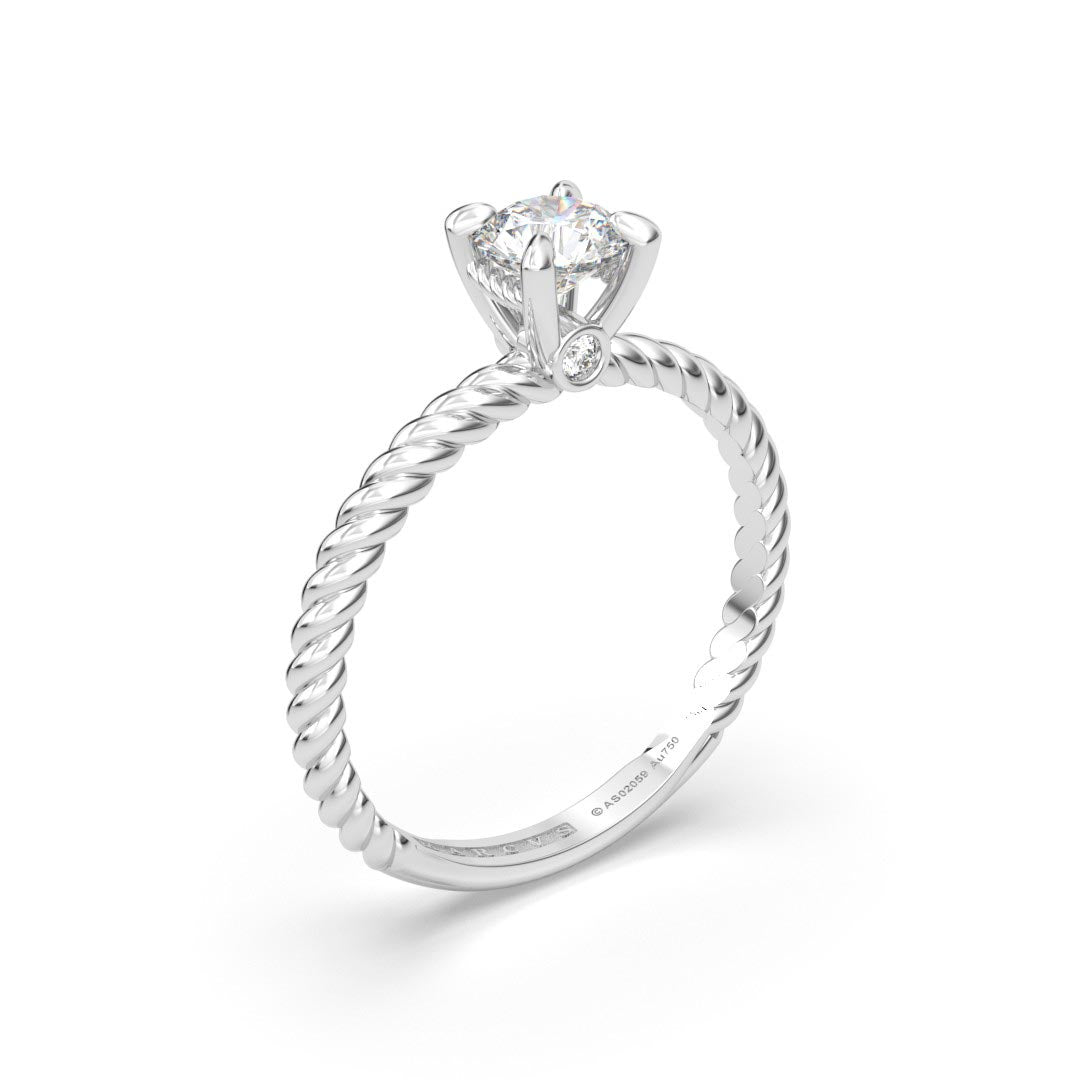 FANNY ENGAGEMENT RING 18K GOLD - MARCVS JOYEROS