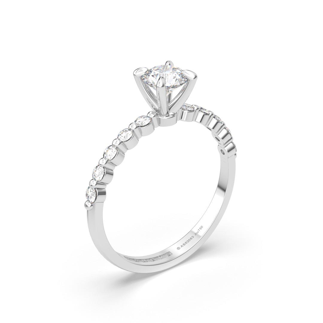FANNY ENGAGEMENT RING 18K GOLD - MARCVS JOYEROS