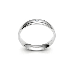 ALIZÉE WEDDING RINGS 18K WHITE GOLD - MARCVS JOYEROS