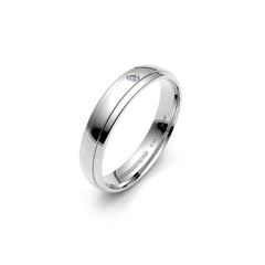 ALIZÉE WEDDING RINGS 18K WHITE GOLD - MARCVS JOYEROS