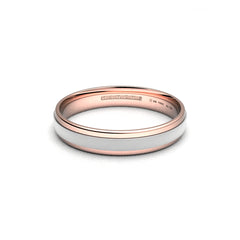 ALIZÉE DUO WEDDING RINGS 18K ROSE GOLD - MARCVS JOYEROS