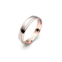 ALIZÉE DUO WEDDING RINGS 18K ROSE GOLD - MARCVS JOYEROS