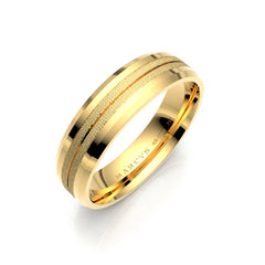 DIONE WEDDING RINGS 18K YELLOW GOLD - MARCVS JOYEROS