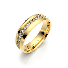 DIONE WEDDING RINGS 18K YELLOW GOLD - MARCVS JOYEROS