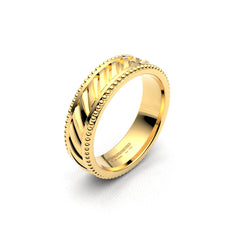 AINARA ANILLOS DE BODA ORO AMARILLO 18K - MARCVS JOYEROS