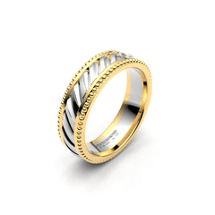 AINARA ANILLOS DE BODA ORO AMARILLO 18K - MARCVS JOYEROS