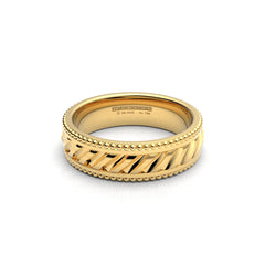 AINARA WEDDING RINGS 18K YELLOW GOLD - MARCVS JOYEROS