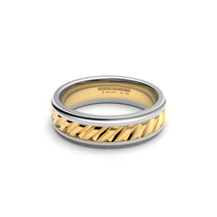 AINARA ANILLOS DE BODA ORO AMARILLO 18K - MARCVS JOYEROS