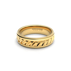 AINARA WEDDING RINGS 18K YELLOW GOLD - MARCVS JOYEROS