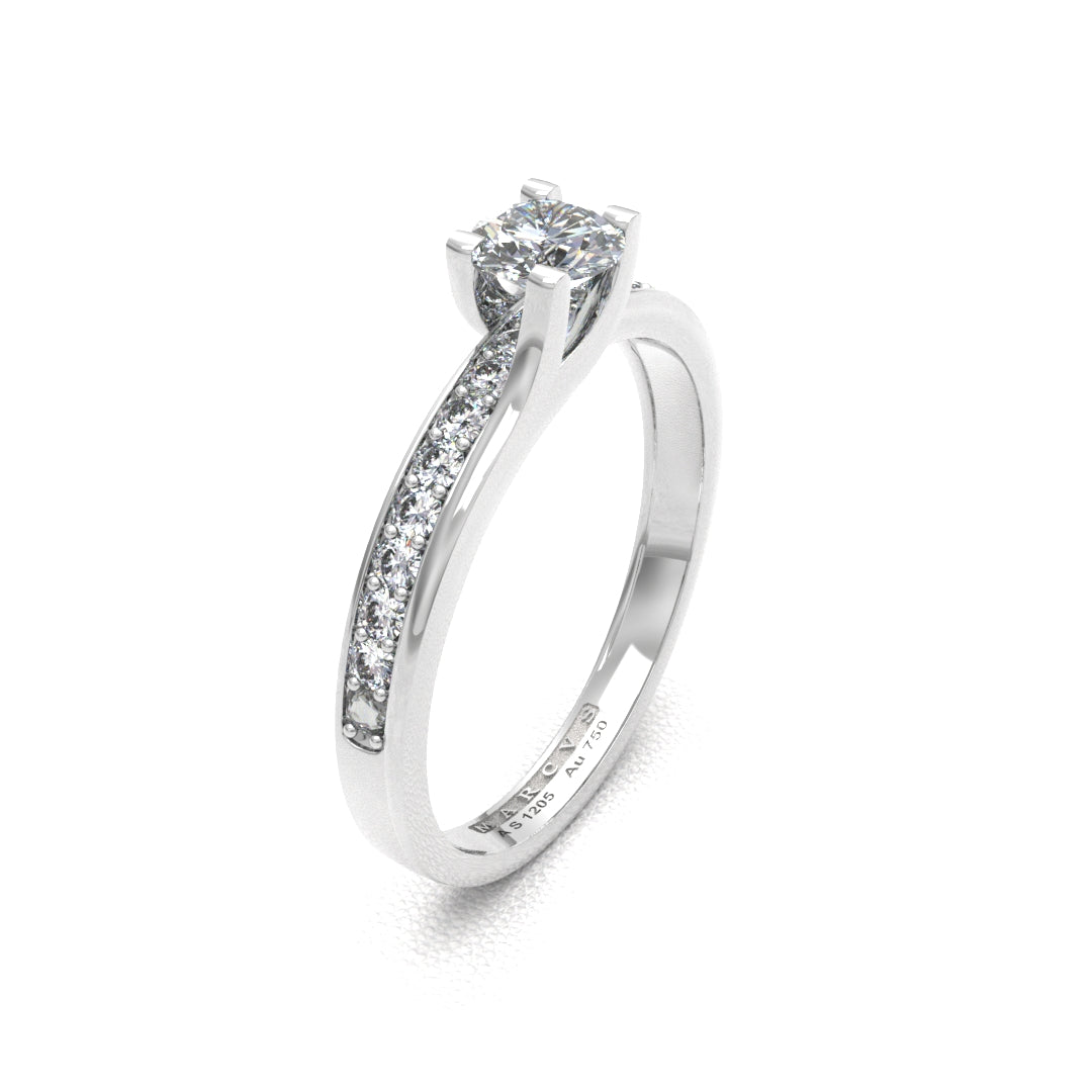 FANNY ENGAGEMENT RING 18K GOLD MARCVS JOYEROS – Marcvs Joyeros