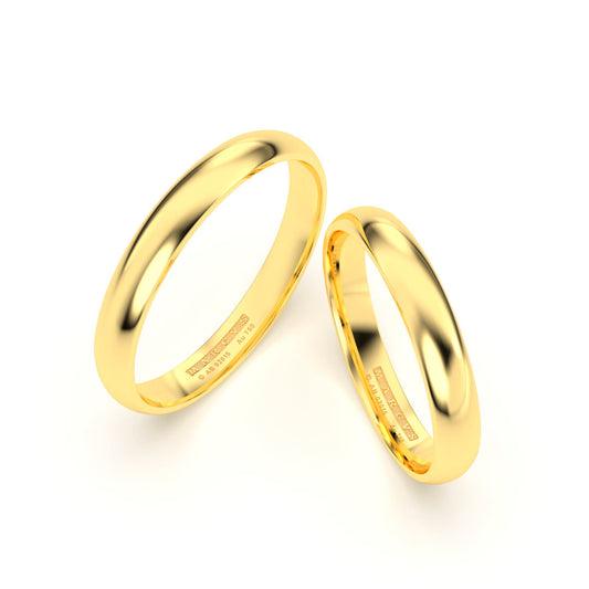 CLASSIC WEDDING RINGS 18K GOLD ABCL2015AN3 - MARCVS JOYEROS