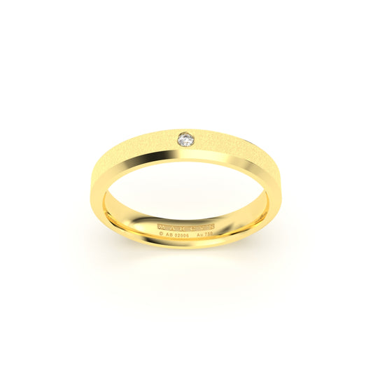 CAPRICCIO WEDDING RINGS 18K YELLOW GOLD - MARCVS JOYEROS 