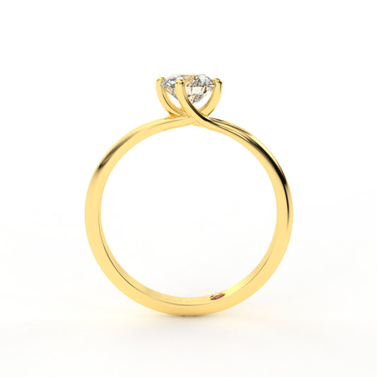 GIULIA ANILLO DE COMPROMISO ORO 18K - MARCVS JOYEROS